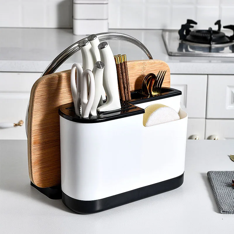 Multifunction Knife Stand Holder Shelf PP Plastic Kitchen Cutting Board Lid Stand Rack Sorting Storage Kitchen Tools Organizer
Multifunction Knife Stand Holder Shelf PP Plastic Kitchen Cutting Board Lid Stand Rack Sorting Storage Kitchen Tools Organizer