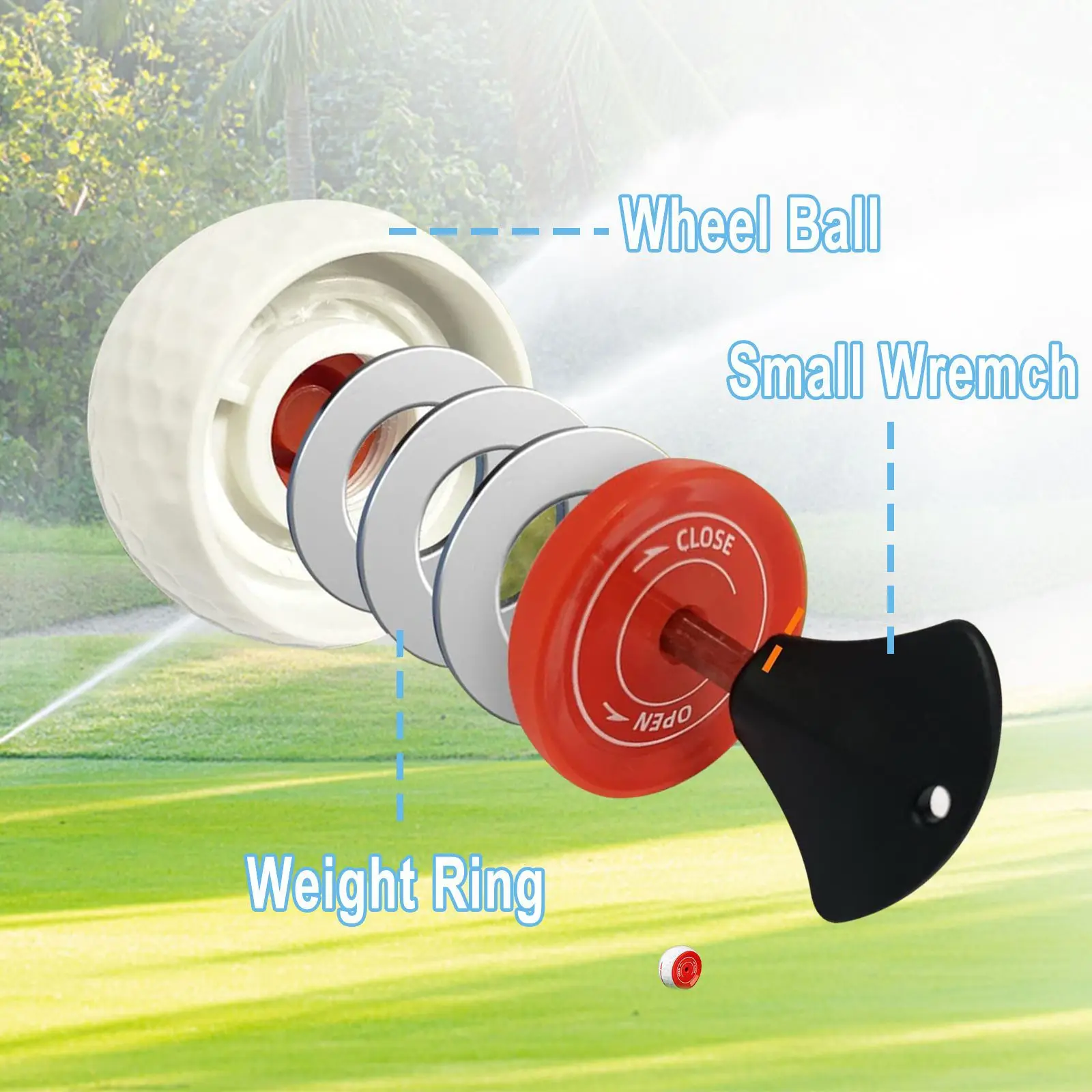 1pc Putting Wheel Golf Trainer Adjustable Weight Golf Training Aid For Put Beginners Putter Practice Golfs Training Accessories
1pc Putting Wheel Golf Trainer Adjustable Weight Golf Training Aid For Put Beginners Putter Practice Golfs Training Accessories