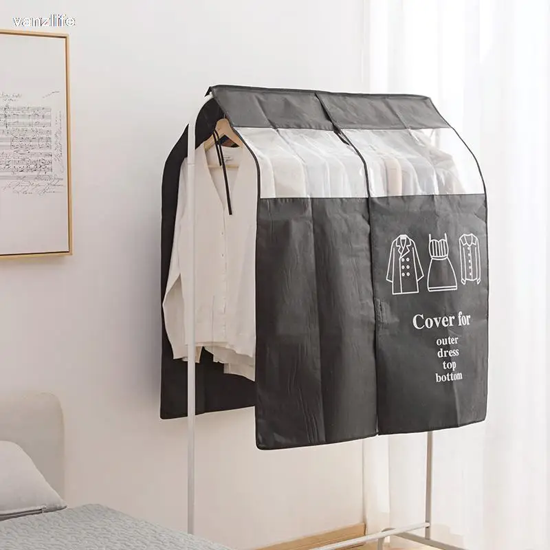 vanzlife Non-woven coat dust proofing cover Household hanging Overcoat Clothing Cover suits pocket Storage Bags closet organizer
vanzlife Non-woven coat dust proofing cover Household hanging Overcoat Clothing Cover suits pocket Storage Bags closet organizer