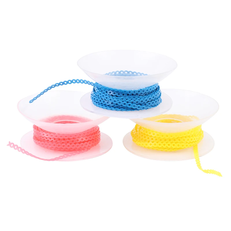 1Roll 4.75m Length Dental Orthodontic Elastic Ultra Power Chains High Strength Rubber Spool Continuous Type Short Distance
1Roll 4.75m Length Dental Orthodontic Elastic Ultra Power Chains High Strength Rubber Spool Continuous Type Short Distance