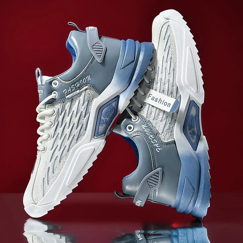 Hot Sale Men's Mesh Breathable Lightweight Running Shoes Men's Casual Sneakers Men's Track and Field Training Shoes Tennis Shoes
Hot Sale Men's Mesh Breathable Lightweight Running Shoes Men's Casual Sneakers Men's Track and Field Training Shoes Tennis Shoes