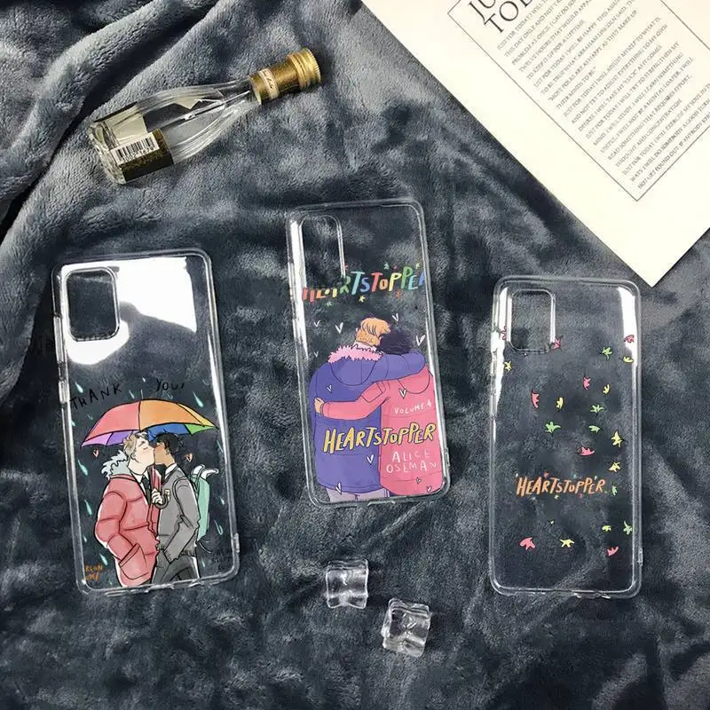 Heartstopper Anime Nick and Charlie Phone Case Transparent soft For iphone 12 11 13 7 8 6 s plus x xs xr pro max mini
Heartstopper Anime Nick and Charlie Phone Case Transparent soft For iphone 12 11 13 7 8 6 s plus x xs xr pro max mini