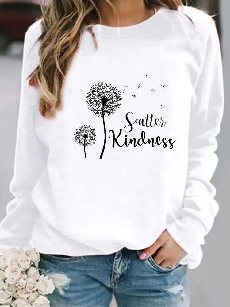 Woman Autumn Spring Print Female Pullovers Women Dandelion Trend Cute 90s Clothing Ladies Hoodies Casual Graphic Sweatshirts 
Woman Autumn Spring Print Female Pullovers Women Dandelion Trend Cute 90s Clothing Ladies Hoodies Casual Graphic Sweatshirts