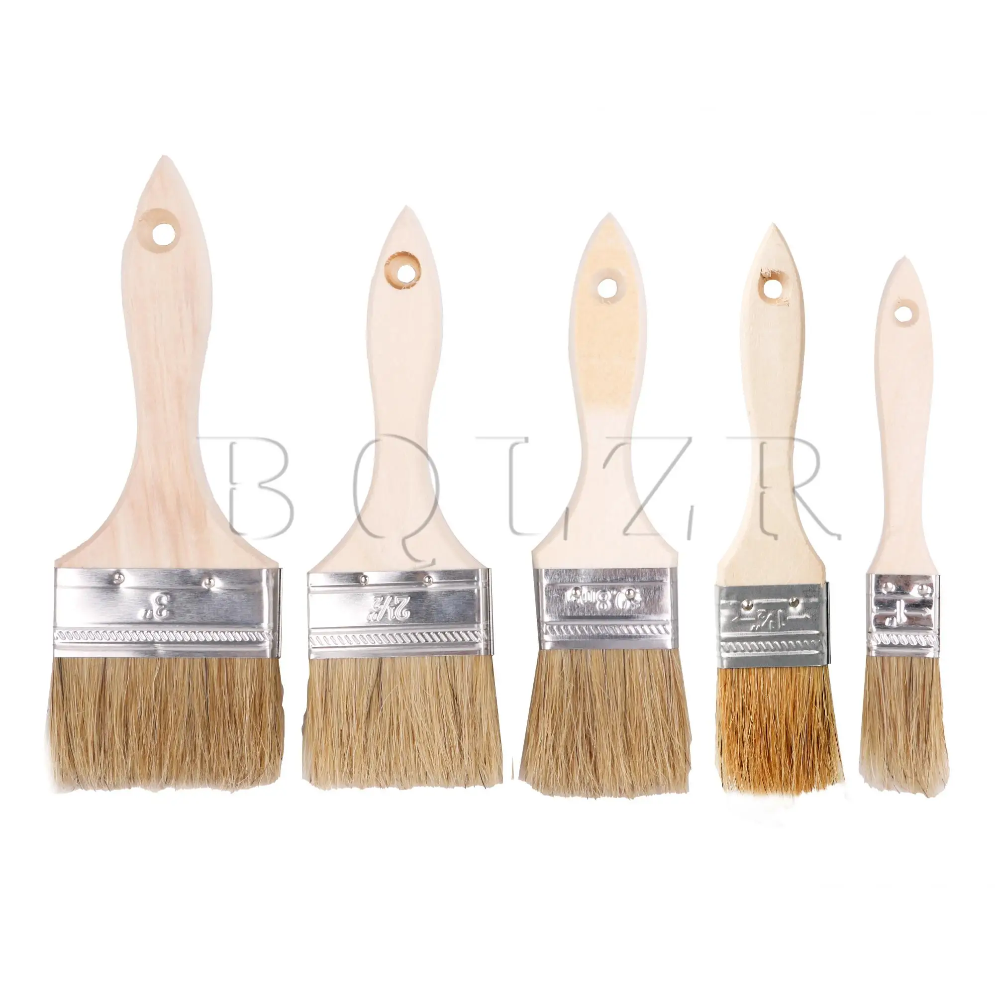 BQLZR 5Pcs Wooden Handle Paint Brushes Art Painting Tools 1" 1.5" 2" 2.5" 3"
BQLZR 5Pcs Wooden Handle Paint Brushes Art Painting Tools 1" 1.5" 2" 2.5" 3"