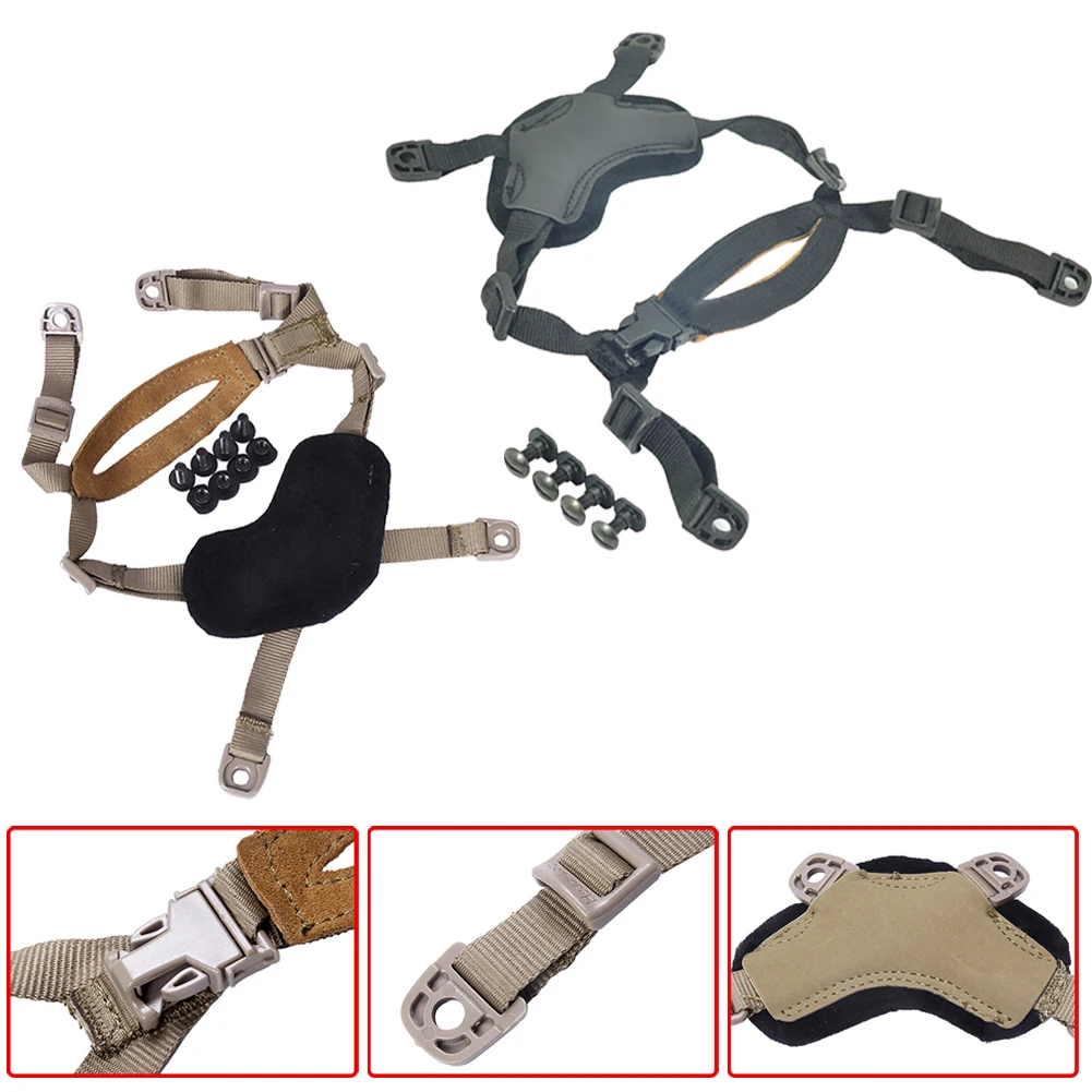 FMA Tacticals 4 Point Chin Strap Suspension System- Retention Lanyard Suitable For Mich Ach Helmet With Bolts And Screws
FMA Tacticals 4 Point Chin Strap Suspension System- Retention Lanyard Suitable For Mich Ach Helmet With Bolts And Screws