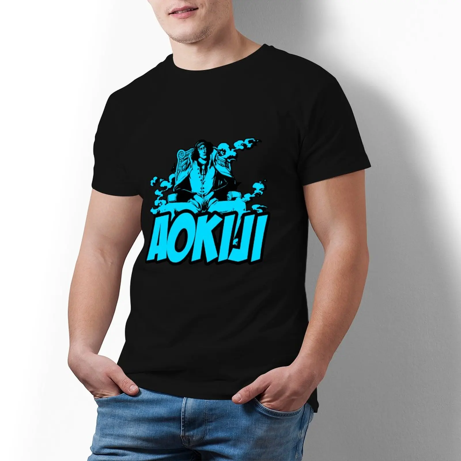 Bandai One Piece Admiral Aokiji T Shirt Anime Cotton Male T-Shirt Short-Sleeve Print Cute Tee Shirt
Bandai One Piece Admiral Aokiji T Shirt Anime Cotton Male T-Shirt Short-Sleeve Print Cute Tee Shirt