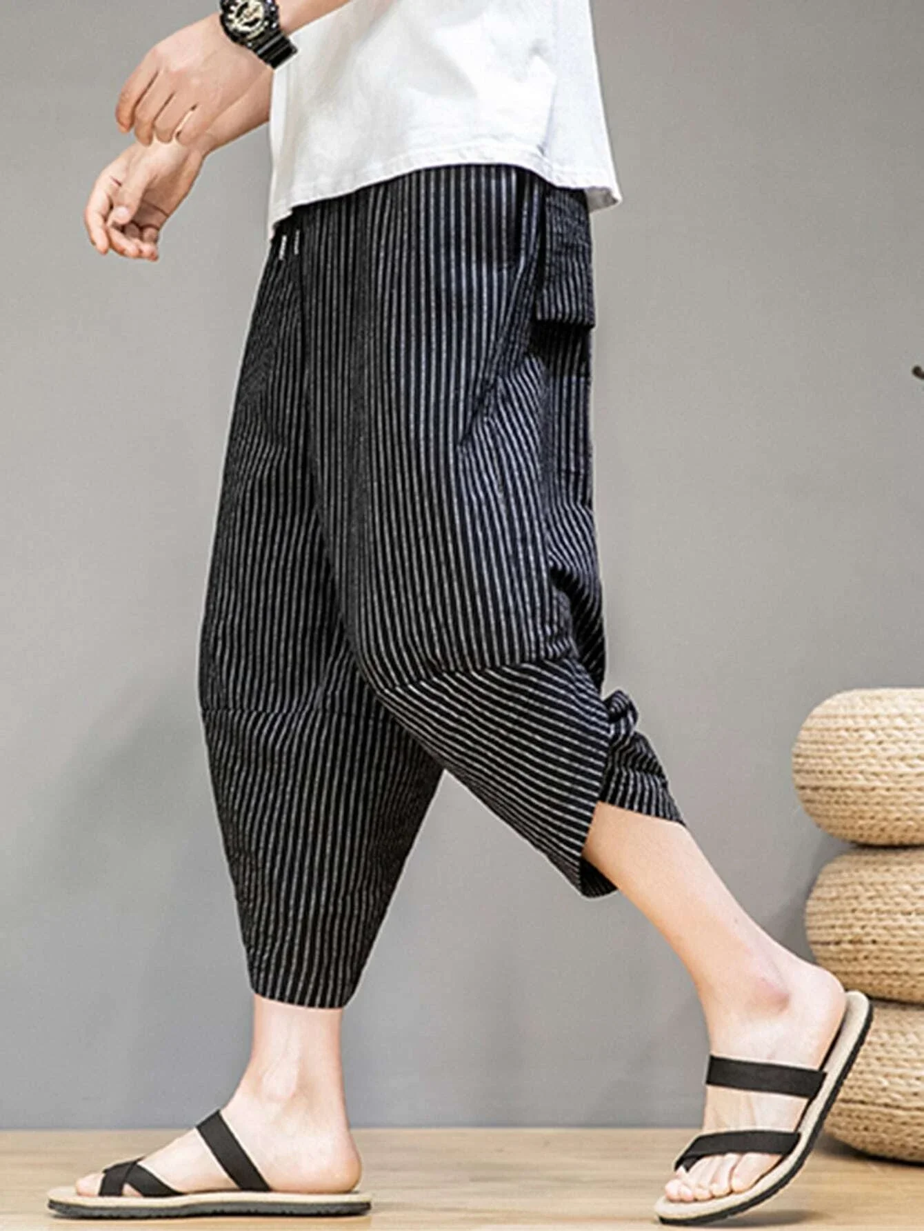 Брюки-карго мужские с лентами, в стиле хип-хоп
Брюки-карго мужские с лентами, в стиле хип-хоп