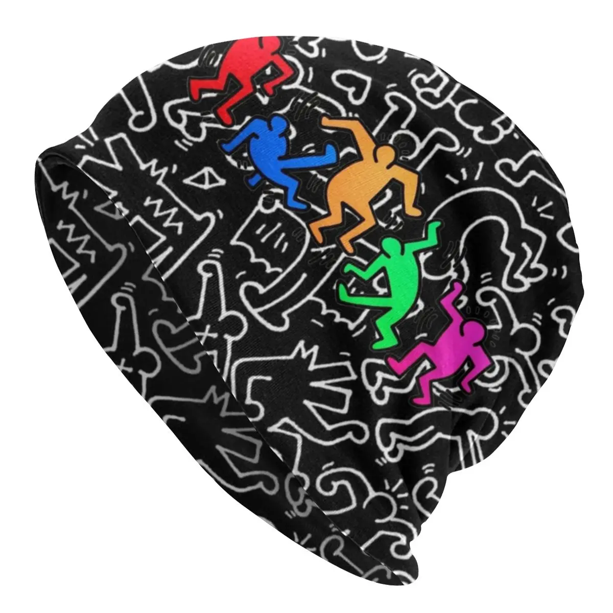 Warm Women Men Knit Hat Unisex Haring Graffiti Paintings Art Black DanCe Skullies Beanies Caps Geometric Pop Art Bonnet Hats
Warm Women Men Knit Hat Unisex Haring Graffiti Paintings Art Black DanCe Skullies Beanies Caps Geometric Pop Art Bonnet Hats