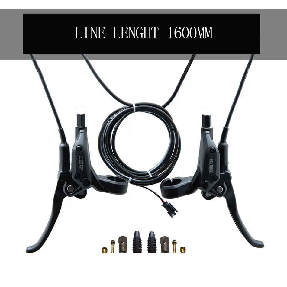 GT03 Electric Mountain Bike Handle Hydraulic Brake Long Power-off Cable 1600mm Aluminum alloy levers bicycle accessories
GT03 Electric Mountain Bike Handle Hydraulic Brake Long Power-off Cable 1600mm Aluminum alloy levers bicycle accessories