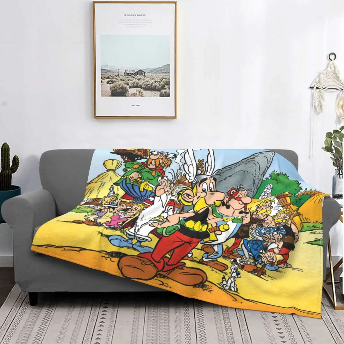 Asterix Obelix Adventure Manga Blanket Flannel Decoration Look Portable Home Bedspread
Asterix Obelix Adventure Manga Blanket Flannel Decoration Look Portable Home Bedspread