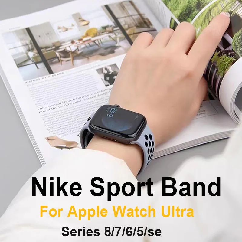 Силиконовый спортивный ремешок для Apple Watch ultra 49 мм 44 мм 41 мм 40 мм 42 мм браслет iWatch series 3 6 SE 7 8 45 мм ремешок
Силиконовый спортивный ремешок для Apple Watch ultra 49 мм 44 мм 41 мм 40 мм 42 мм браслет iWatch series 3 6 SE 7 8 45 мм ремешок
