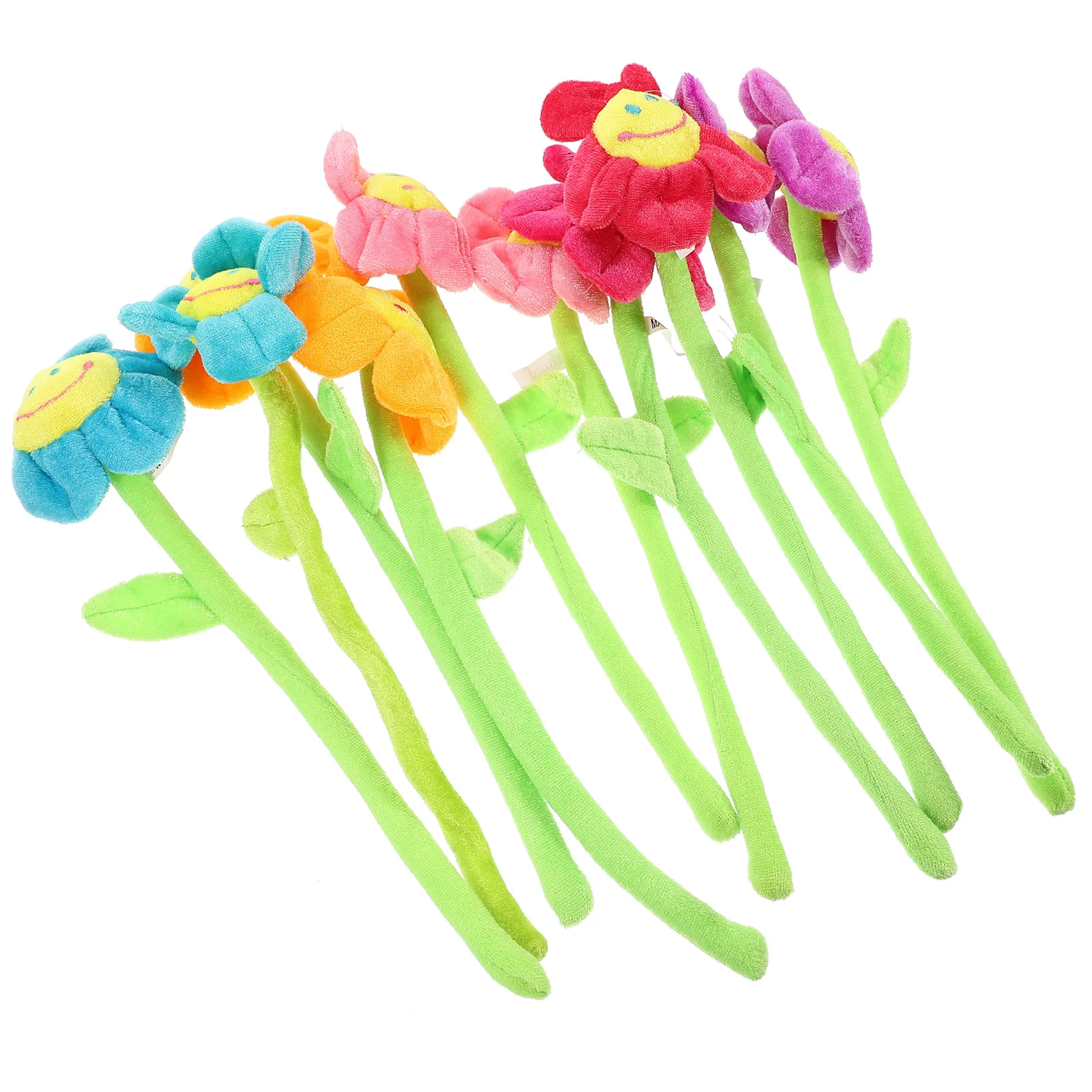 Plush Flowers , 32cm Long Bendable Stems Assorted Colors Happy Smiles Sunflowers Gift for Boys and grils
Plush Flowers , 32cm Long Bendable Stems Assorted Colors Happy Smiles Sunflowers Gift for Boys and grils