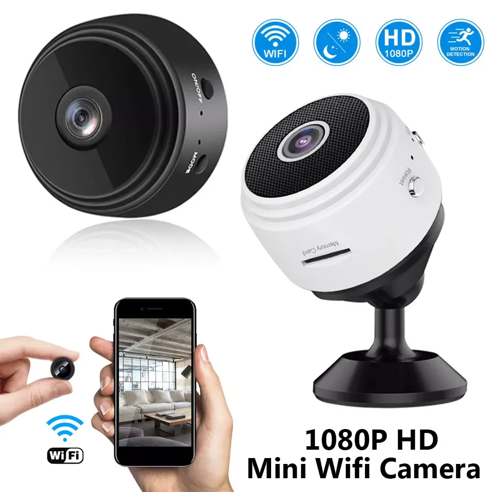 A9 Mini Camera 1080P HD IP Camera Motion Sensor Wireless Mini Camcorder Night Version Surveillance Live Security Wifi Camera
A9 Mini Camera 1080P HD IP Camera Motion Sensor Wireless Mini Camcorder Night Version Surveillance Live Security Wifi Camera
