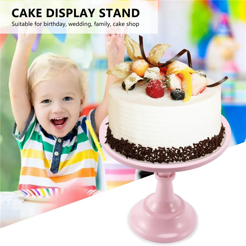 Metal Iron Cake Stand Round Pedestal Dessert Holder Cupcake Display Rack Bakeware for Birthday Wedding Party (Pink)
Metal Iron Cake Stand Round Pedestal Dessert Holder Cupcake Display Rack Bakeware for Birthday Wedding Party (Pink)