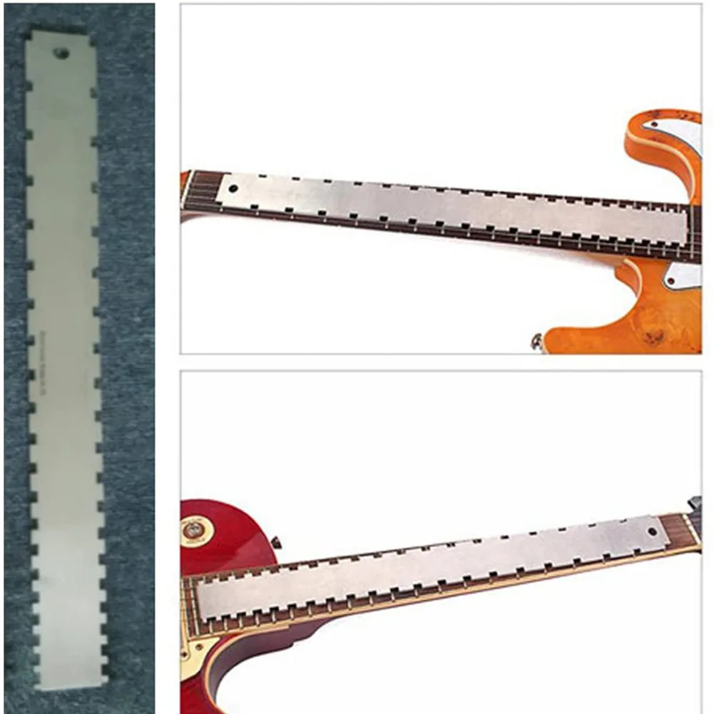 Guitar Neck Notched Straight Edge Ruler Fret Leveling String Actions Gauge Ruler Stainless Steel Double Teeth Lastic String
Guitar Neck Notched Straight Edge Ruler Fret Leveling String Actions Gauge Ruler Stainless Steel Double Teeth Lastic String