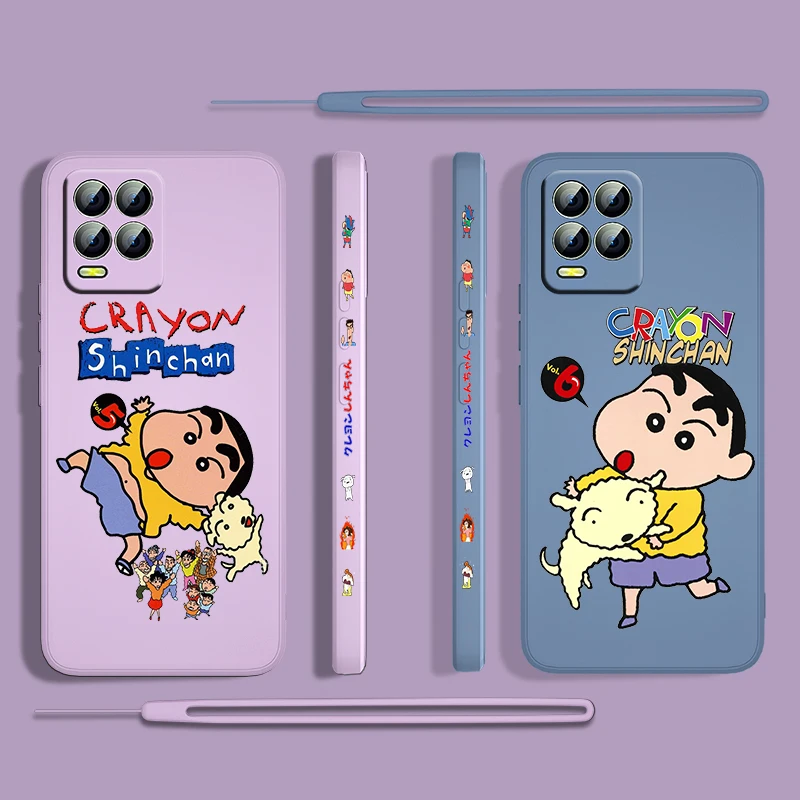 Crayon Shinchan cartoon cute For OPPO Realme 50i 50A 9i 8 Pro Find X3 Lite GT Master A9 2020 Liquid Left Rope Phone Case Capa
Crayon Shinchan cartoon cute For OPPO Realme 50i 50A 9i 8 Pro Find X3 Lite GT Master A9 2020 Liquid Left Rope Phone Case Capa
