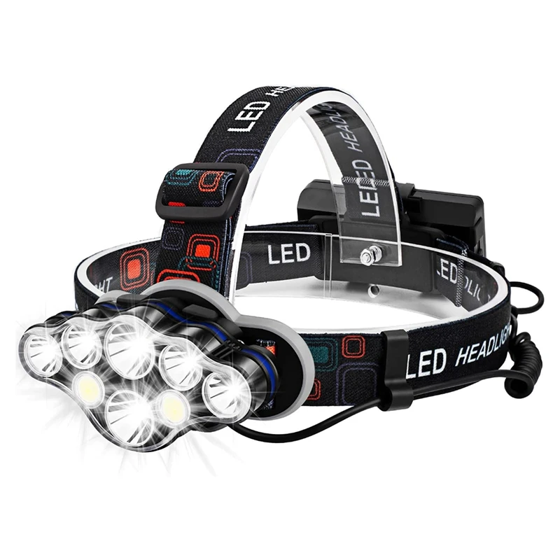Headlamp Rechargeable 8LED USB Rechargeable Head Lamp Super Bright Outdoor Rechargeable Head Flashlight IPX4 Waterproof
Headlamp Rechargeable 8LED USB Rechargeable Head Lamp Super Bright Outdoor Rechargeable Head Flashlight IPX4 Waterproof
