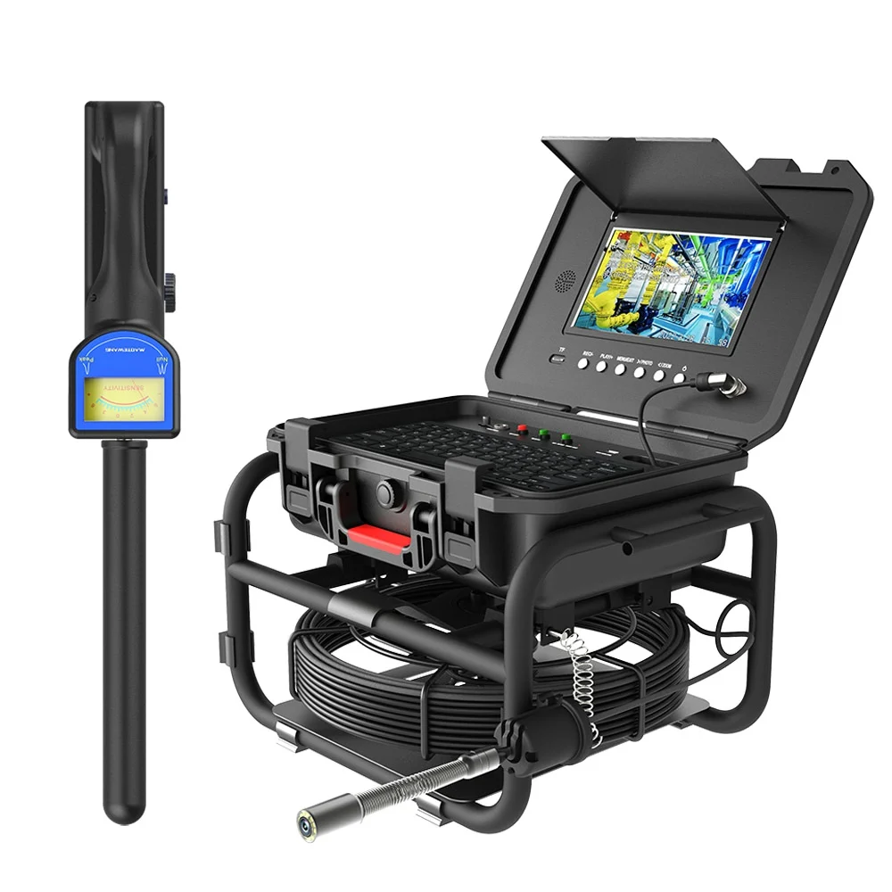 10 Inch IPS 1080P Screen Keyboard input Sewer Pipe Inspection Video Camera 20-70M 512HZ Locator Auto Self Leveling Meter Counter
10 Inch IPS 1080P Screen Keyboard input Sewer Pipe Inspection Video Camera 20-70M 512HZ Locator Auto Self Leveling Meter Counter