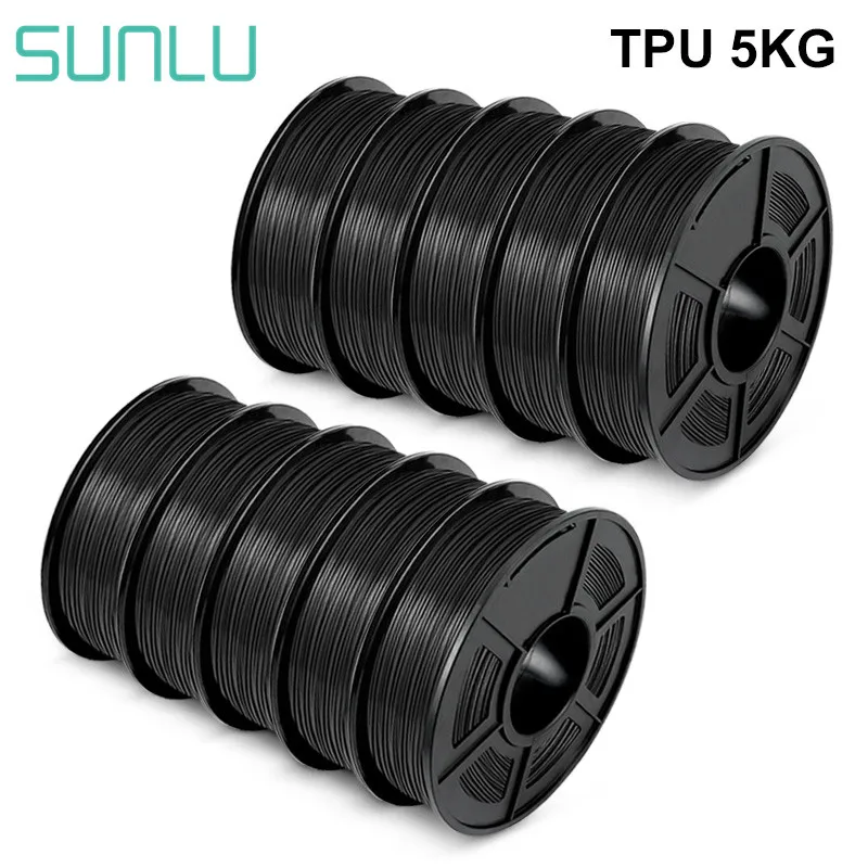 SUNLU TPU Filament 500g Flexible Filament with full color 1.75mm for Flexible DIY gift or model printing ship with 10 pieces
SUNLU TPU Filament 500g Flexible Filament with full color 1.75mm for Flexible DIY gift or model printing ship with 10 pieces