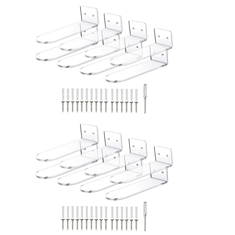 Floating Shoe Display Shelves For Wall Mount Set Of 16,Clear Acrylic Floating Shelves For Showcase Sneaker Collection
Floating Shoe Display Shelves For Wall Mount Set Of 16,Clear Acrylic Floating Shelves For Showcase Sneaker Collection