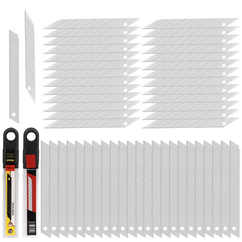 Fenrry Box Utility Knife Blade Alloy Steel Sculpture Blade Replacement Art Blade Cutting Tools for Retractable Utility Knives
Fenrry Box Utility Knife Blade Alloy Steel Sculpture Blade Replacement Art Blade Cutting Tools for Retractable Utility Knives