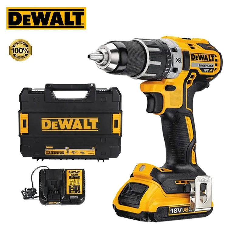 DEWALT Compact electric drill 18V DIY Power Driver Variable Speed Electric Screwdriver Impact Cordless Drill with LED Light
DEWALT Compact electric drill 18V DIY Power Driver Variable Speed Electric Screwdriver Impact Cordless Drill with LED Light