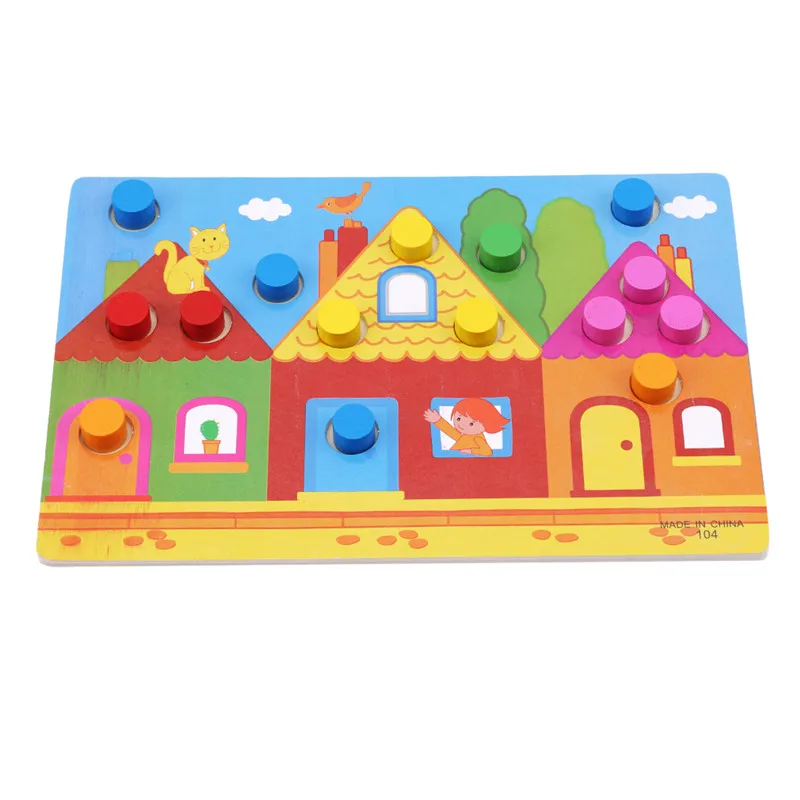 Wooden Puzzle Games Toys For Children Early Learning Educational Toy Gift Woooden Color And Shape Cognition Learning Toys
Wooden Puzzle Games Toys For Children Early Learning Educational Toy Gift Woooden Color And Shape Cognition Learning Toys