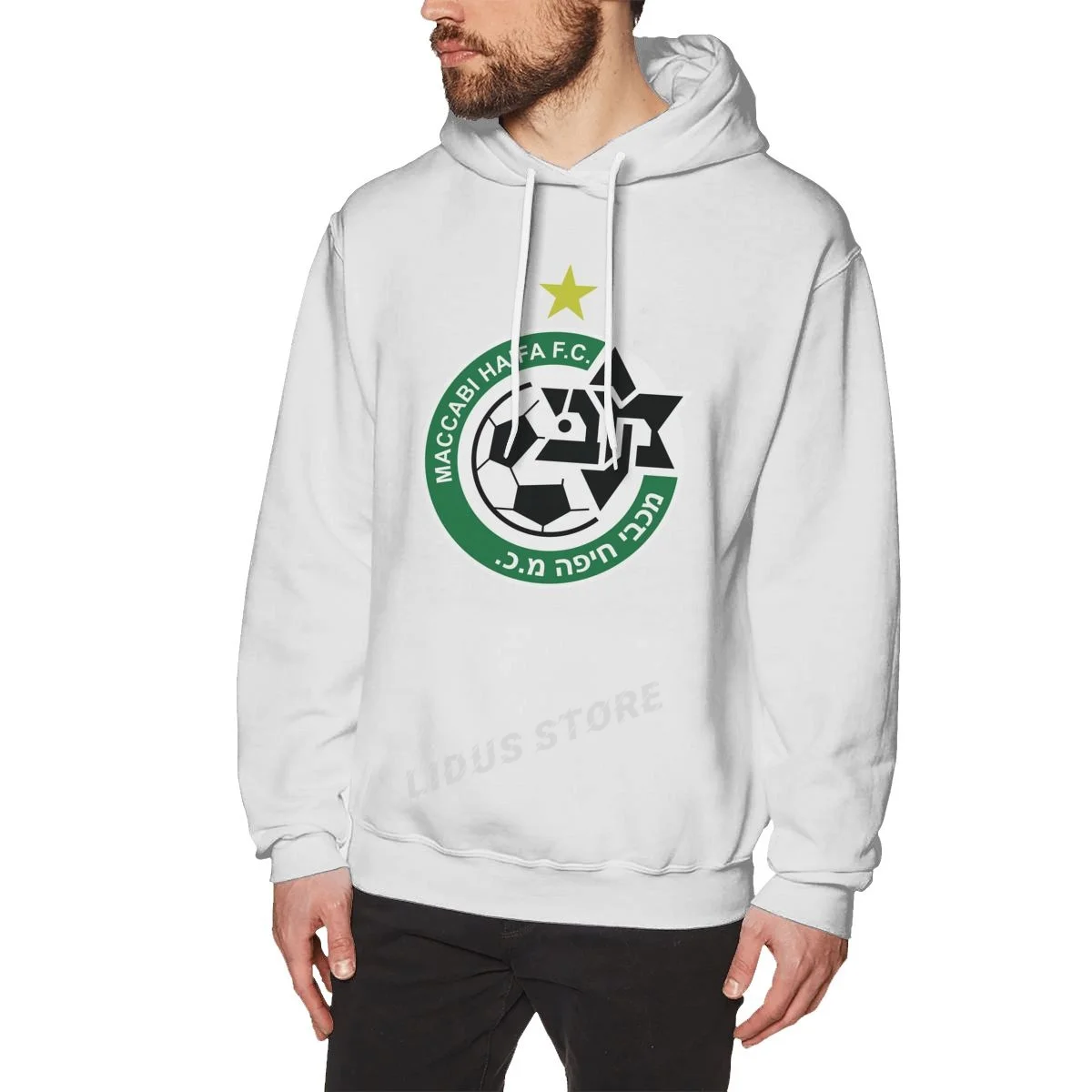 Худи Maccabi Haifa для футбольной команды из Израиля, толстовки Harajuku, креативная уличная одежда из 100% хлопка, уличная одежда
Худи Maccabi Haifa для футбольной команды из Израиля, толстовки Harajuku, креативная уличная одежда из 100% хлопка, уличная одежда