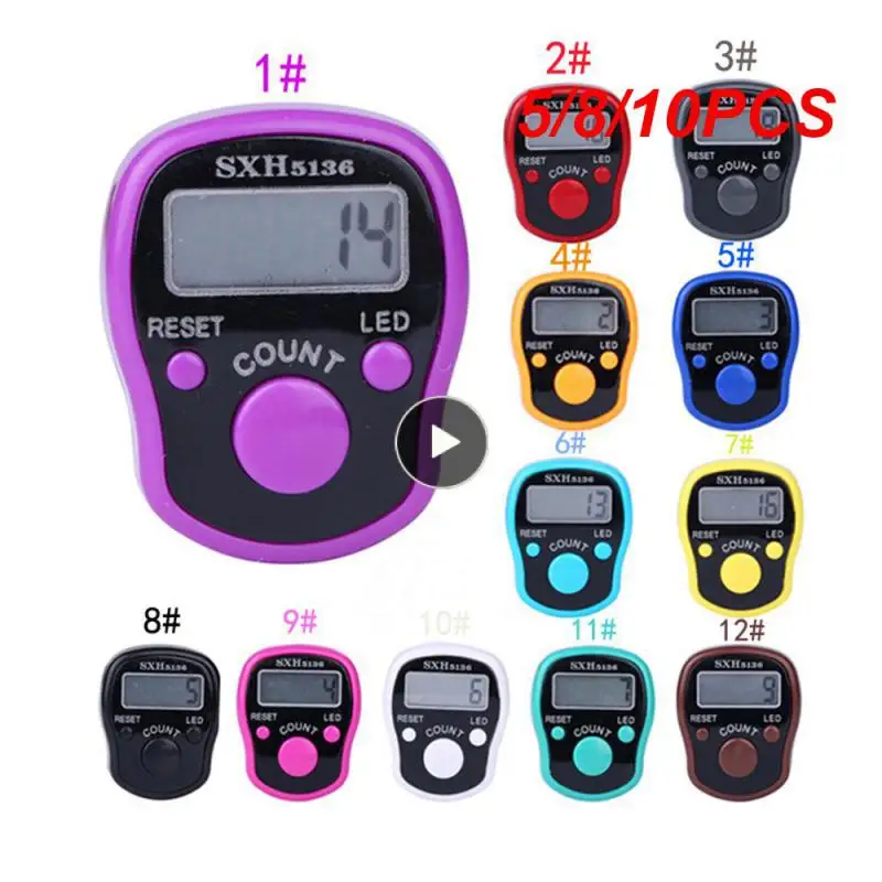 5/8/10PCS Mini Digital Tally Counter Reset Decompression Portable Stitch Marker And Row Finger Counter Manual
5/8/10PCS Mini Digital Tally Counter Reset Decompression Portable Stitch Marker And Row Finger Counter Manual