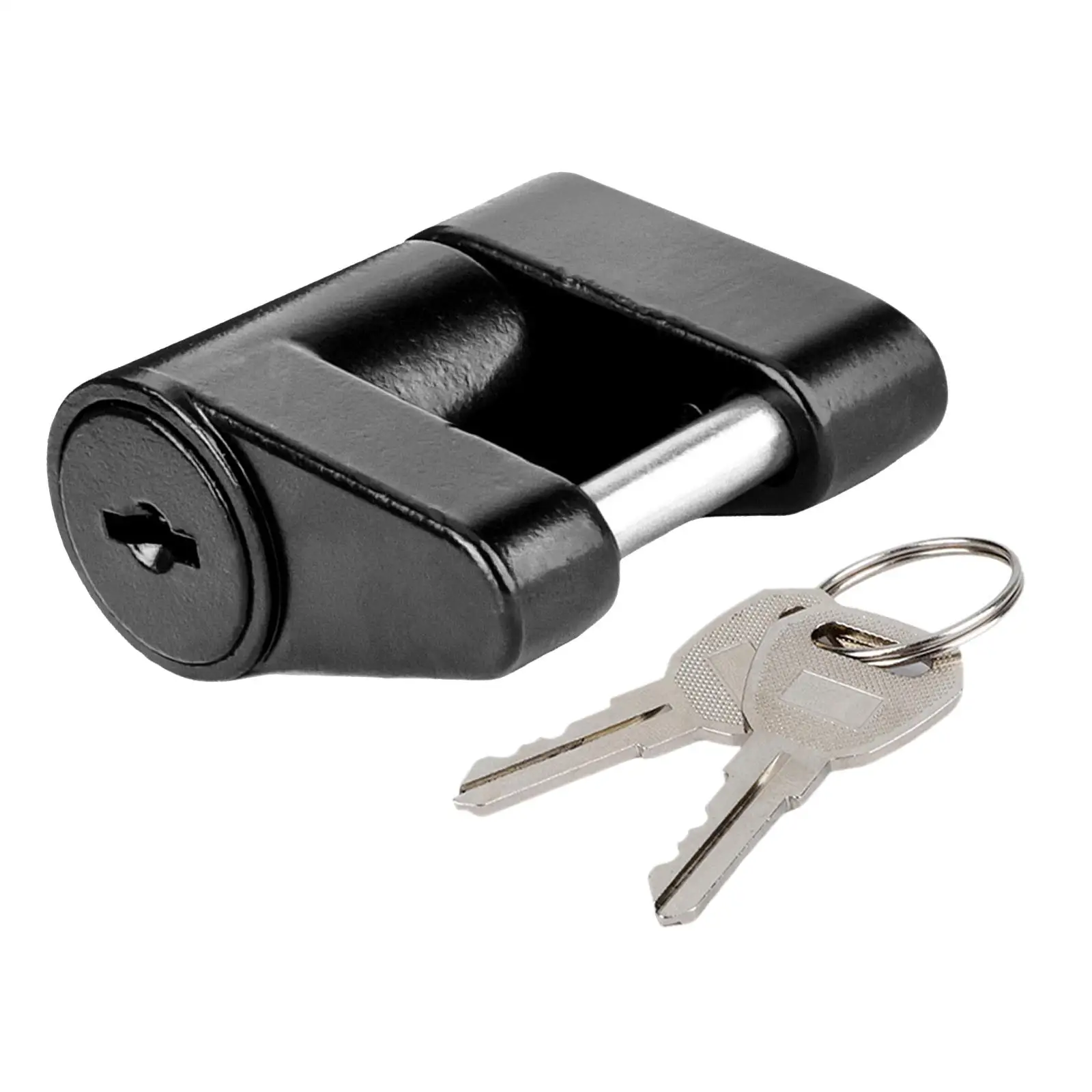 Trailer Hitch Coupler Lock with 2 Keys 3/4 inch Span 1/4 inch Pin for Car Coupling Lock Campers Construction Vehicles RV
Trailer Hitch Coupler Lock with 2 Keys 3/4 inch Span 1/4 inch Pin for Car Coupling Lock Campers Construction Vehicles RV