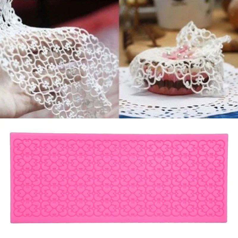 Wedding Cake Silicone Flower Pattern Lace Mat Mousse Decorating Fondant Chocolates Sugar Craft Mould Bakeware For Baking Tools
Wedding Cake Silicone Flower Pattern Lace Mat Mousse Decorating Fondant Chocolates Sugar Craft Mould Bakeware For Baking Tools