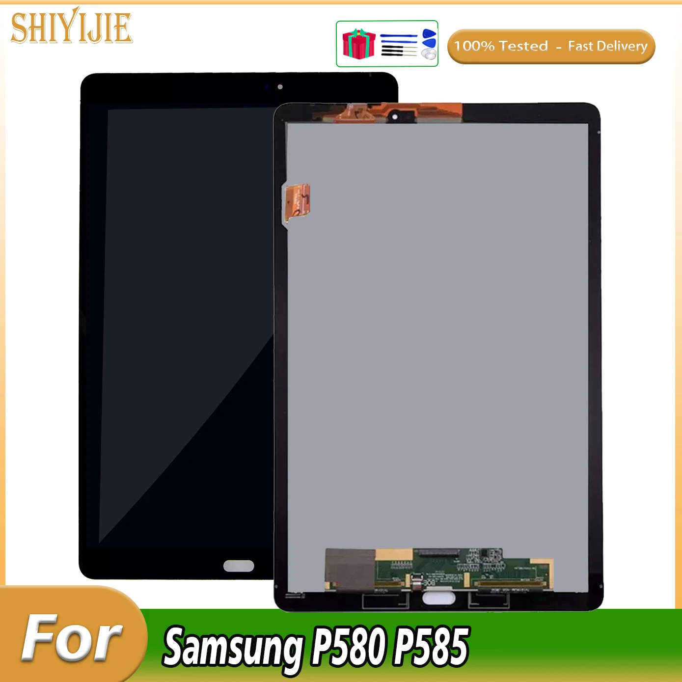 100% Test For Samsung Galaxy TAB A 10.1 2016 SM-P580 P580 P585 SM-P585 LCD Display Touch Screen Replacement Digitizer Assembly
100% Test For Samsung Galaxy TAB A 10.1 2016 SM-P580 P580 P585 SM-P585 LCD Display Touch Screen Replacement Digitizer Assembly