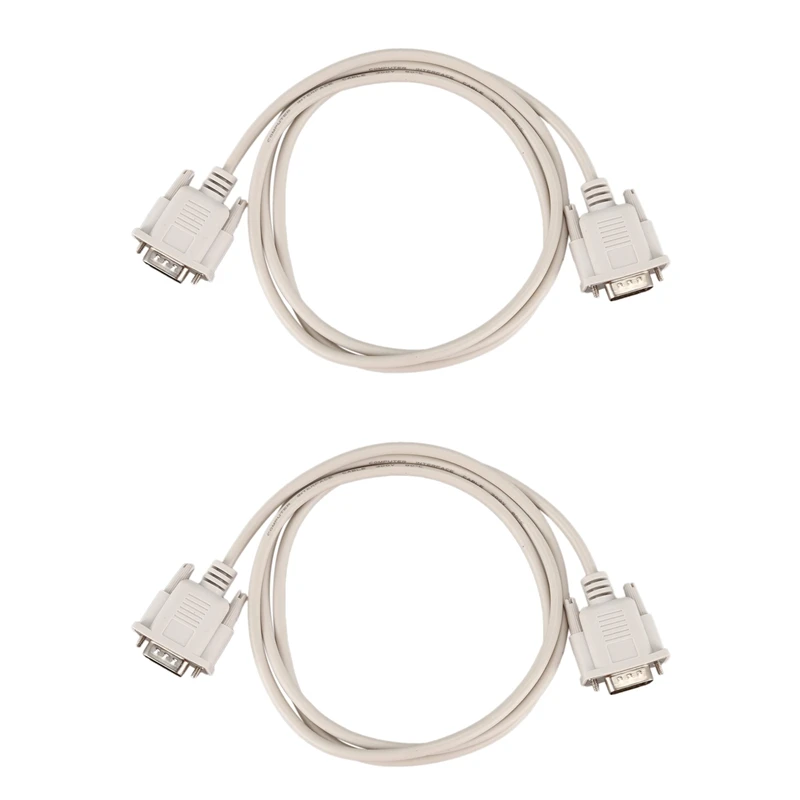2X 1,4 м RS232 DB9 9-контактный штекер VGA Видео 15-контактный штекер светильник-серый
2X 1,4 м RS232 DB9 9-контактный штекер VGA Видео 15-контактный штекер светильник-серый