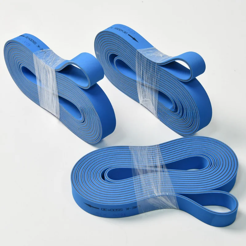 3/4/6mm Thickness Double Blue Nylon Sandwich Rubber Flat Belt/NBR For Folder Gluer
3/4/6mm Thickness Double Blue Nylon Sandwich Rubber Flat Belt/NBR For Folder Gluer