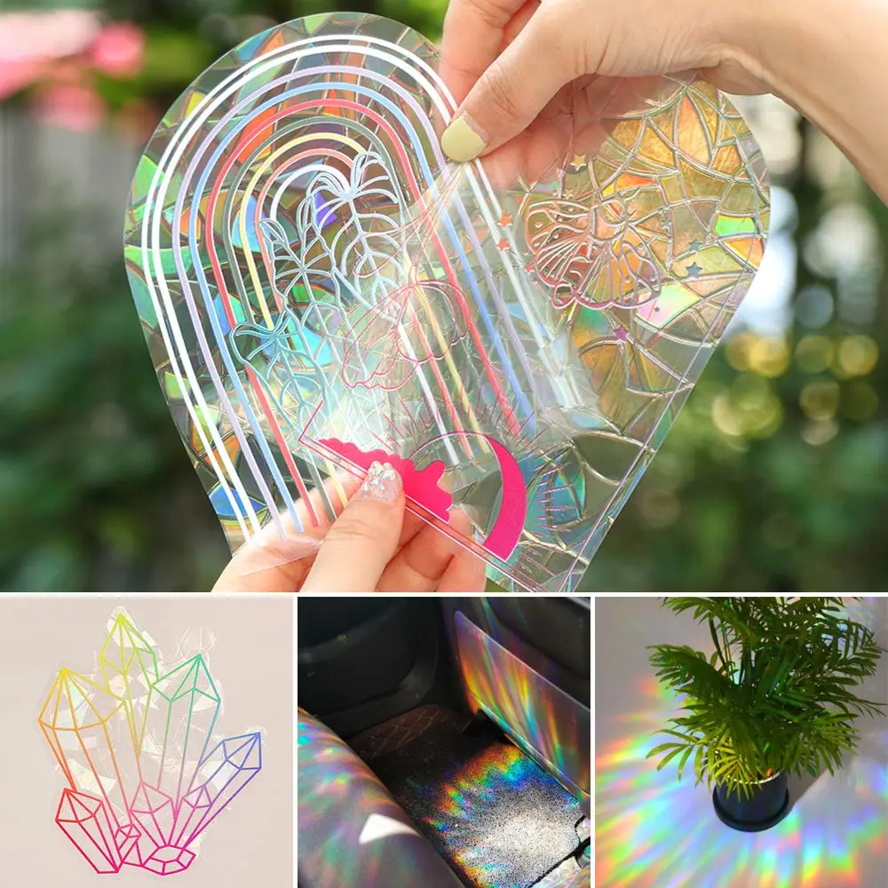 Sun Catcher Wall Stickers Rainbow Window Mirror Sticker Bedroom Decoration Window Decal for DIY Home Decor Rainbow Maker
Sun Catcher Wall Stickers Rainbow Window Mirror Sticker Bedroom Decoration Window Decal for DIY Home Decor Rainbow Maker