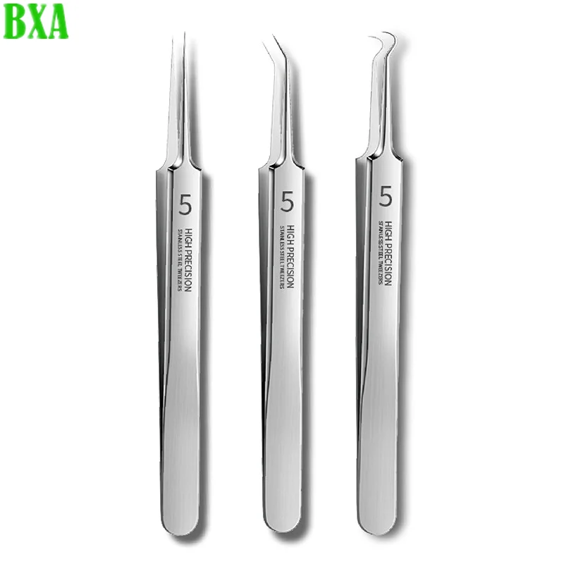 3pcs German Ultra-fine No. 5 Cell Pimples Blackhead Clip Tweezers Beauty Salon Special Facial Pore Cleaning Acne Wart Skin Care
3pcs German Ultra-fine No. 5 Cell Pimples Blackhead Clip Tweezers Beauty Salon Special Facial Pore Cleaning Acne Wart Skin Care