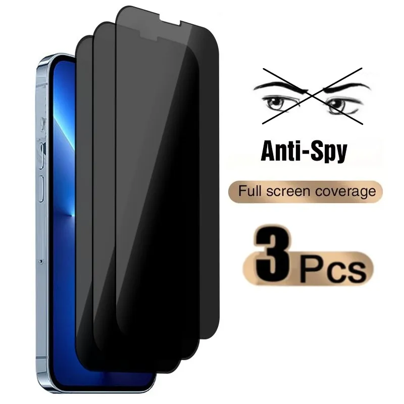 Full Cover Anti-Spy Screen Protector For iPhone 11 12 13 14 PRO MAX Privacy black glass For iPhone 12 SE 6 7 8 Plus XS XR Glass
Full Cover Anti-Spy Screen Protector For iPhone 11 12 13 14 PRO MAX Privacy black glass For iPhone 12 SE 6 7 8 Plus XS XR Glass