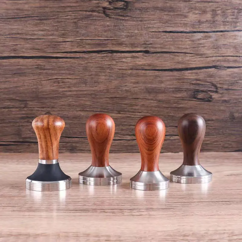 304 coffee accessories masher 49/51mm/53mm/58/58 wooden coffee powder hammer flat bottom stainless steel
304 coffee accessories masher 49/51mm/53mm/58/58 wooden coffee powder hammer flat bottom stainless steel