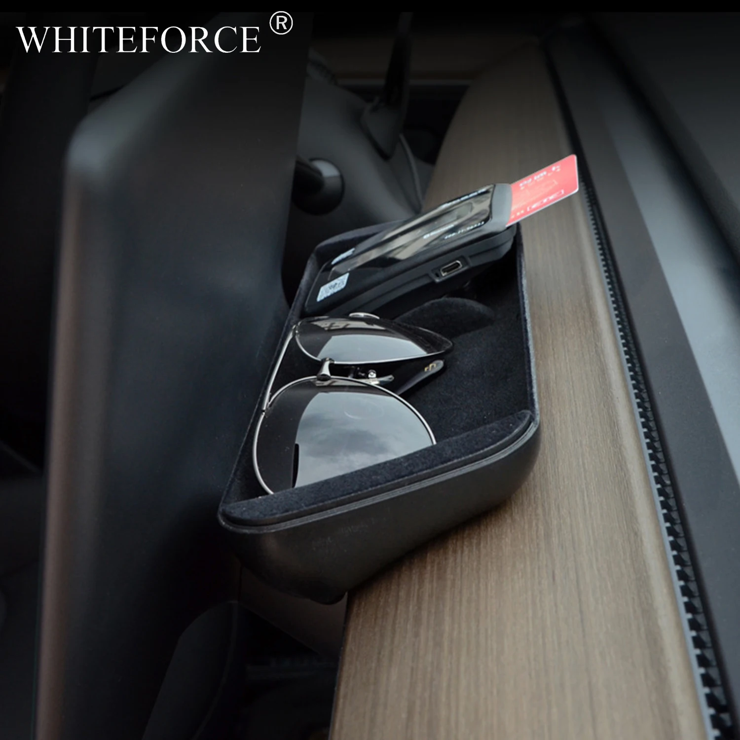 For Tesla Model 3/Y Behind Dashboard Screen Storage Box Eyeglasses Case Sunglasses Card Organizer Flocked Lining Storage Box
For Tesla Model 3/Y Behind Dashboard Screen Storage Box Eyeglasses Case Sunglasses Card Organizer Flocked Lining Storage Box