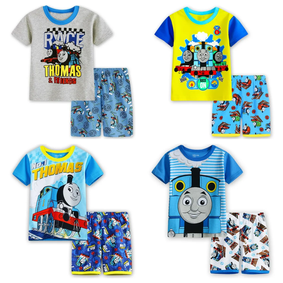 Thomas The Train Pajamas Set Snow Treasure Cotton Summer Boys Girls Baby Cartoon Frozen Homewear Fashion Children's Clothing
Thomas The Train Pajamas Set Snow Treasure Cotton Summer Boys Girls Baby Cartoon Frozen Homewear Fashion Children's Clothing