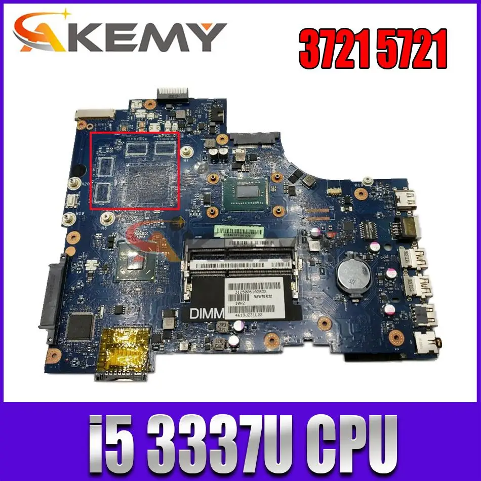 LA-9102P motherboard for DELL Inspiron 3721 5721 notebook motherboard CN-03WVDR CPU i5 3337U DDR3 100% test work
LA-9102P motherboard for DELL Inspiron 3721 5721 notebook motherboard CN-03WVDR CPU i5 3337U DDR3 100% test work
