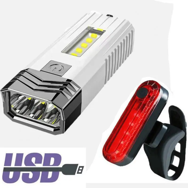 LED Light For Bicycle Lantern 1200 MAh Rechargeable Lamp MTB Bicycle Light Front Cycling Headlight Flashlight Bike Accessories
LED Light For Bicycle Lantern 1200 MAh Rechargeable Lamp MTB Bicycle Light Front Cycling Headlight Flashlight Bike Accessories
