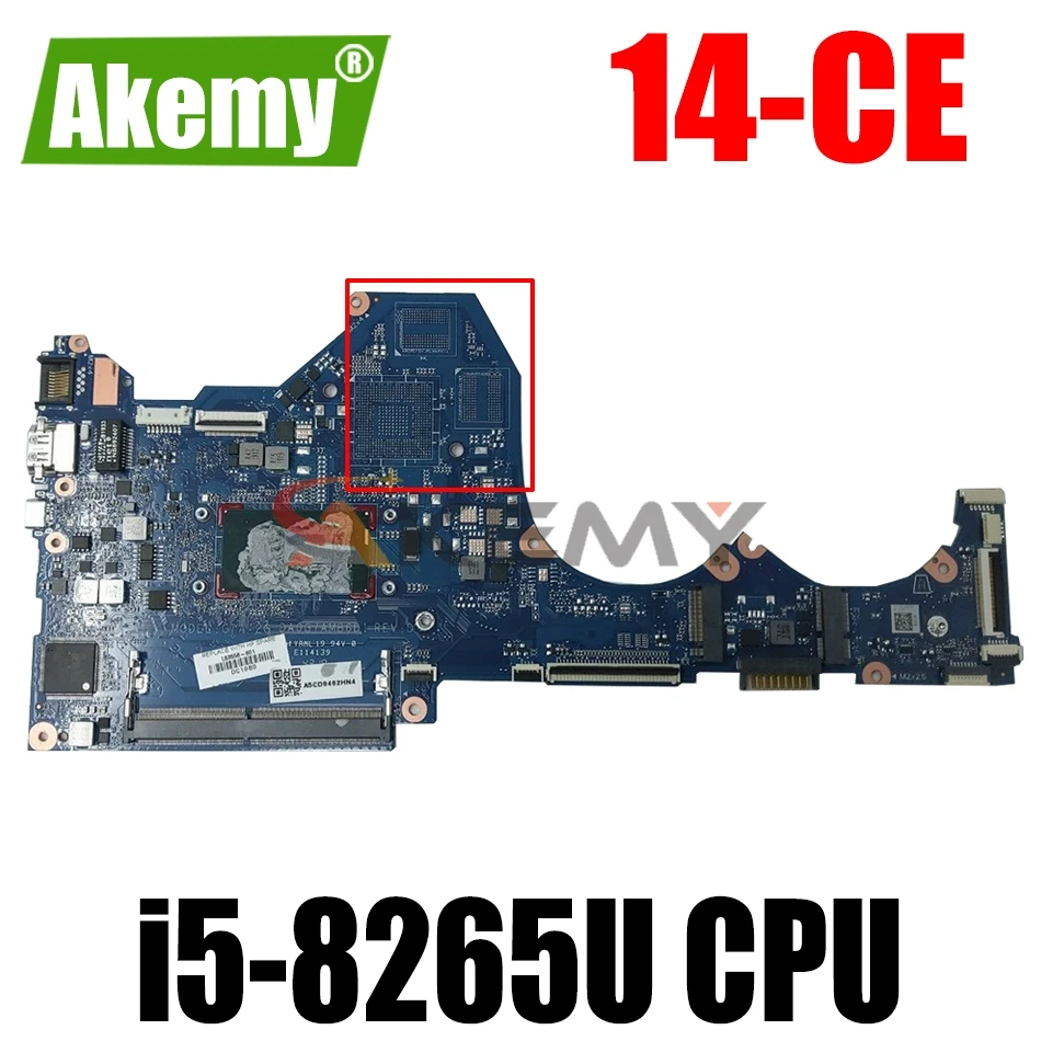 AKEMY L18492-601 L18492-001 For HP PAVILION 14-CE 14-CE0597SA DA0G7AMB6D1 laptop motherboard SRFFX i5-8265U cpu
AKEMY L18492-601 L18492-001 For HP PAVILION 14-CE 14-CE0597SA DA0G7AMB6D1 laptop motherboard SRFFX i5-8265U cpu