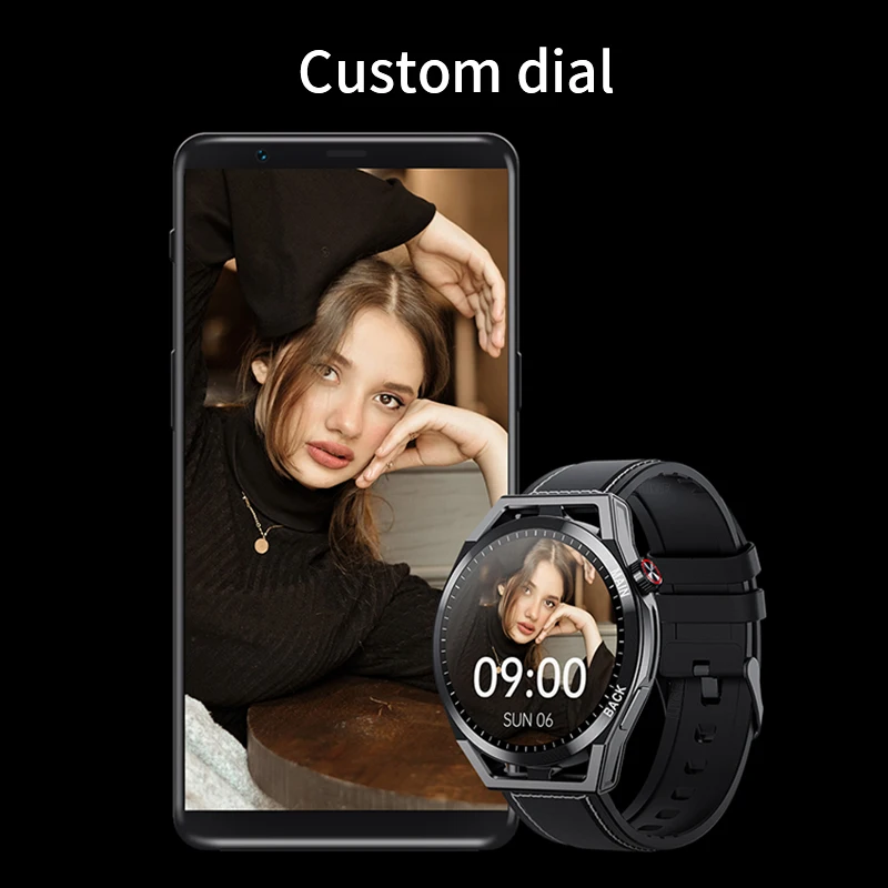 Смарт-часы LIGE NFC мужские водонепроницаемые с поддержкой Bluetooth и сенсорным экраном