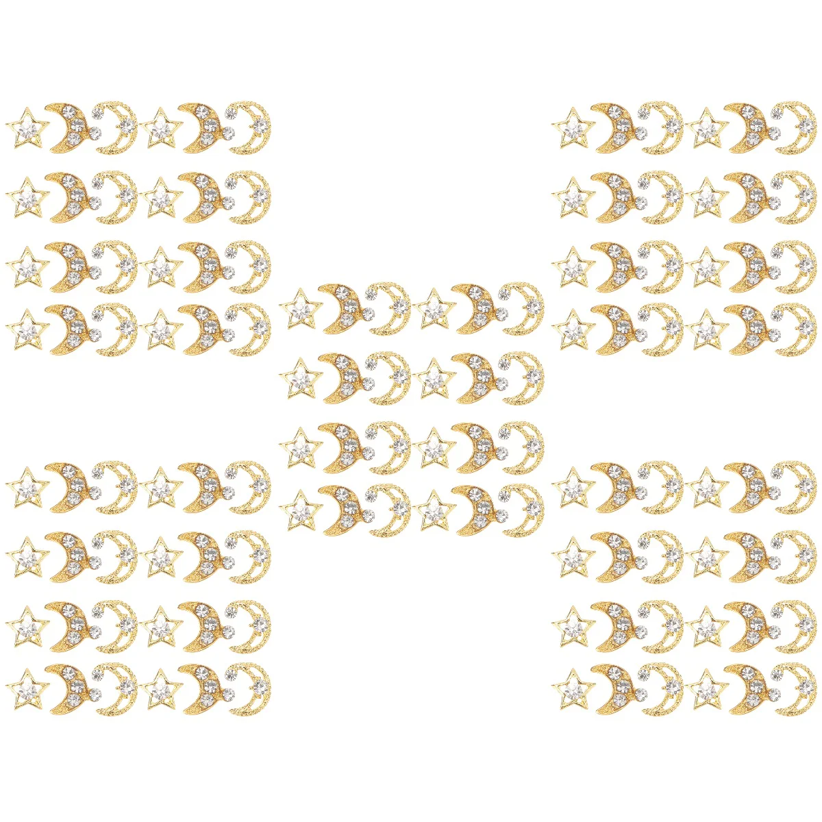 150 pcs Rhinestone Nail Charm Creative DIY Moon Nail Art Charms Nail Decor Manicure Charms Nail Accessories
150 pcs Rhinestone Nail Charm Creative DIY Moon Nail Art Charms Nail Decor Manicure Charms Nail Accessories