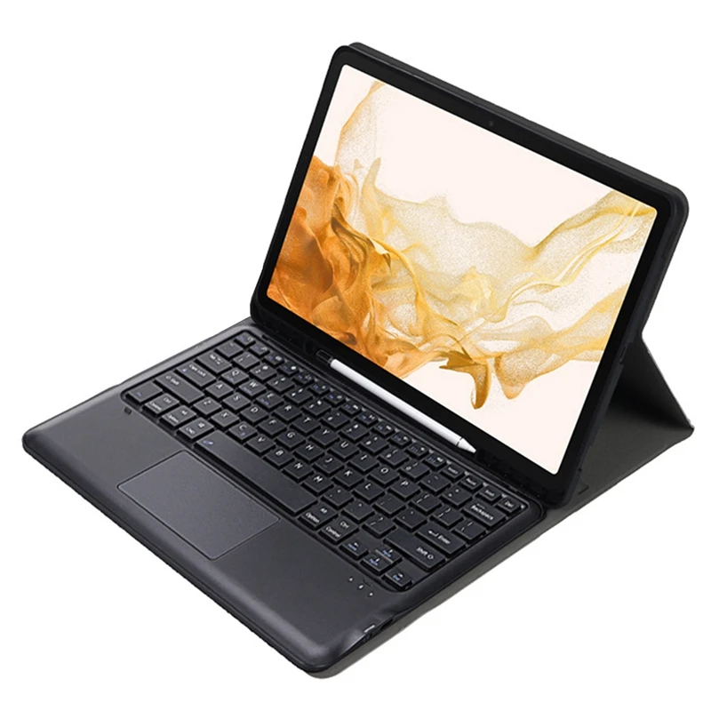 For 2022 Samsung S8 Plus X800/X806 Tablet Silicone Case With Bluetooth 3.0 Trackpad Keyboard
For 2022 Samsung S8 Plus X800/X806 Tablet Silicone Case With Bluetooth 3.0 Trackpad Keyboard