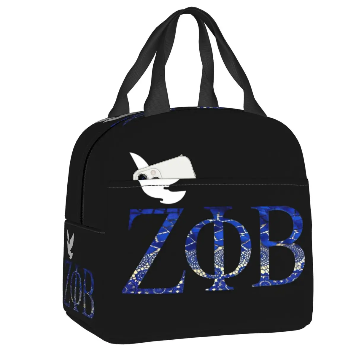 Custom Zeta Phi Beta Lace Design Lunch Bag Men Women Thermal Cooler Insulated Lunch Box for Children School
Custom Zeta Phi Beta Lace Design Lunch Bag Men Women Thermal Cooler Insulated Lunch Box for Children School