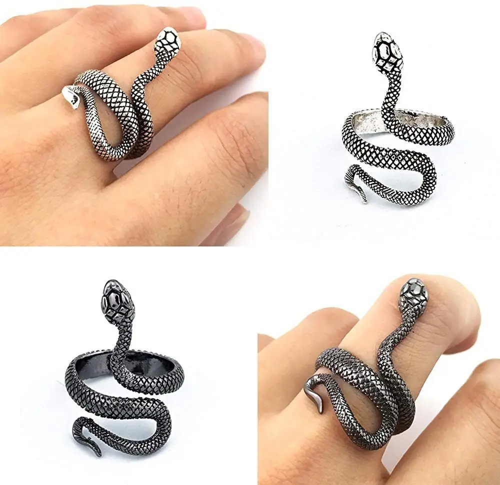 Vintage Animal Snake Rings Mens Womens Open Adjustable Rings Gothic Jewelry Accessories Rings Unique Wholesale
Vintage Animal Snake Rings Mens Womens Open Adjustable Rings Gothic Jewelry Accessories Rings Unique Wholesale