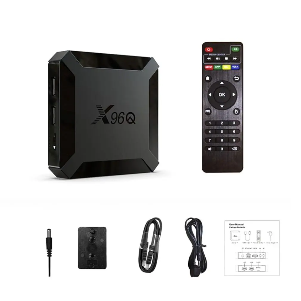 X96Q H313 4K 60 Fps TV BOX 2.4G WIFI HDMI-compatible Smart TV BOX Network Set Top Box Player Support Security Digital Card
X96Q H313 4K 60 Fps TV BOX 2.4G WIFI HDMI-compatible Smart TV BOX Network Set Top Box Player Support Security Digital Card