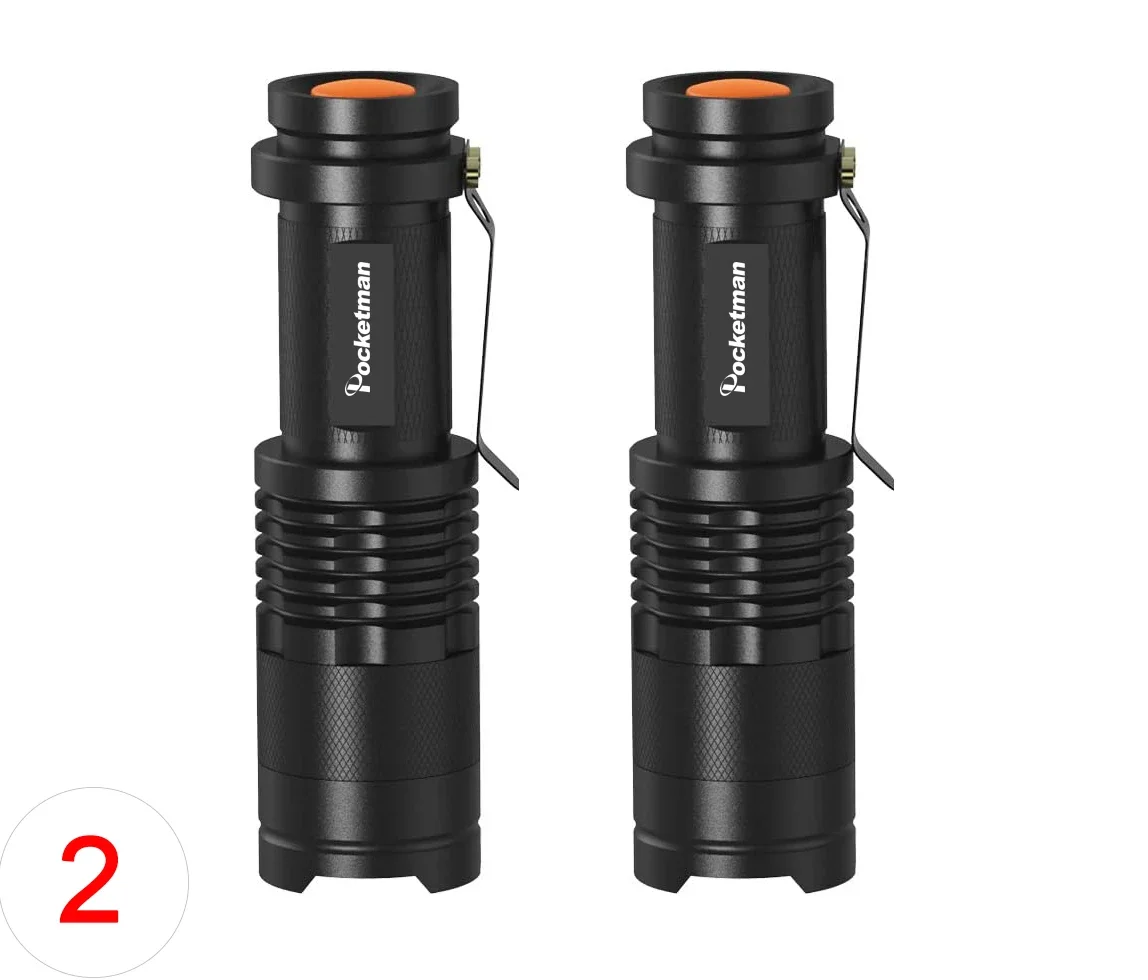 POCKETMAN Фонарик ультра яркий LED водонепроницаемый 2000 люмен
POCKETMAN Фонарик ультра яркий LED водонепроницаемый 2000 люмен